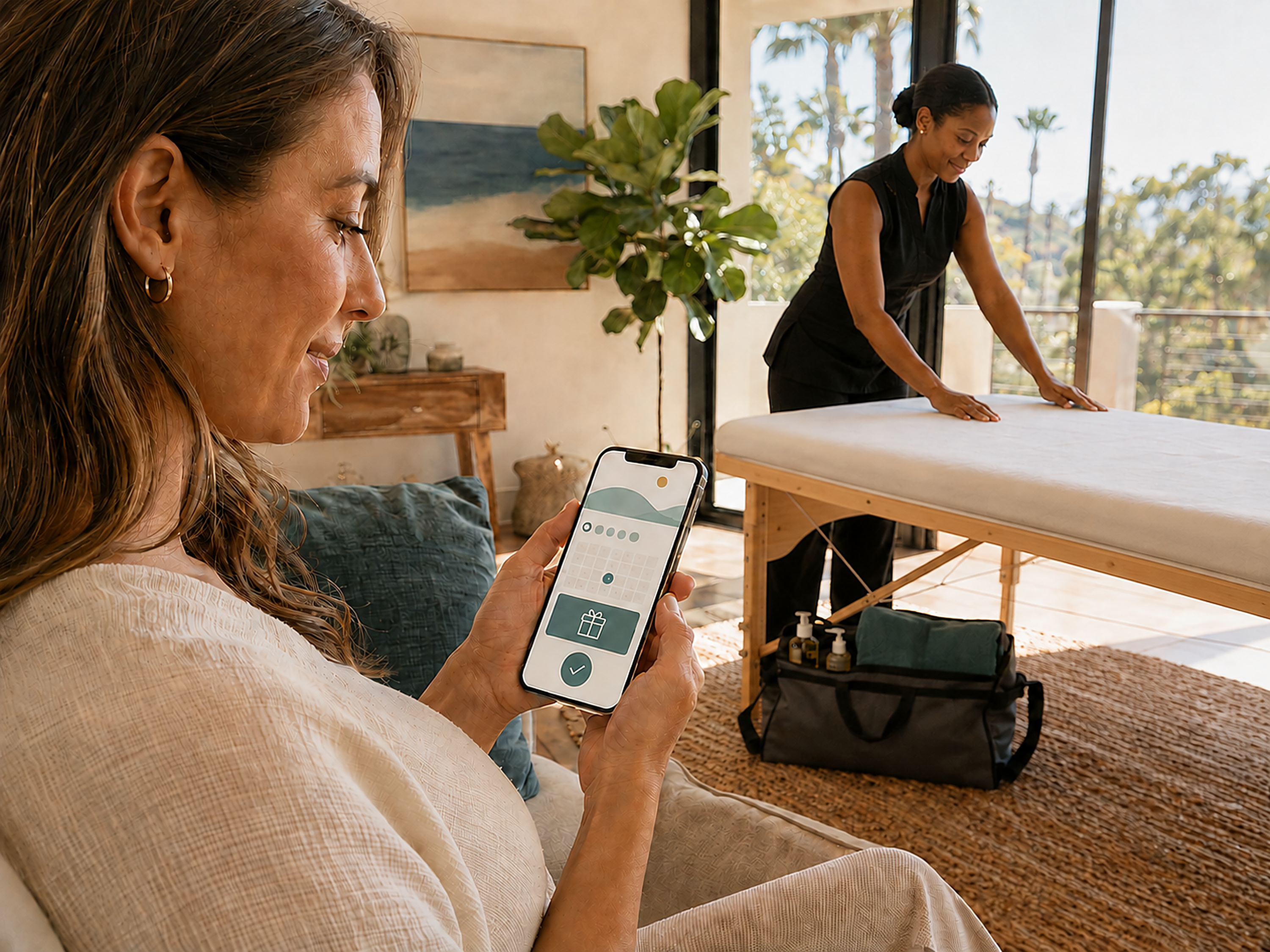 Download the i-thriv Mobile Massage App | Get $25 Credit