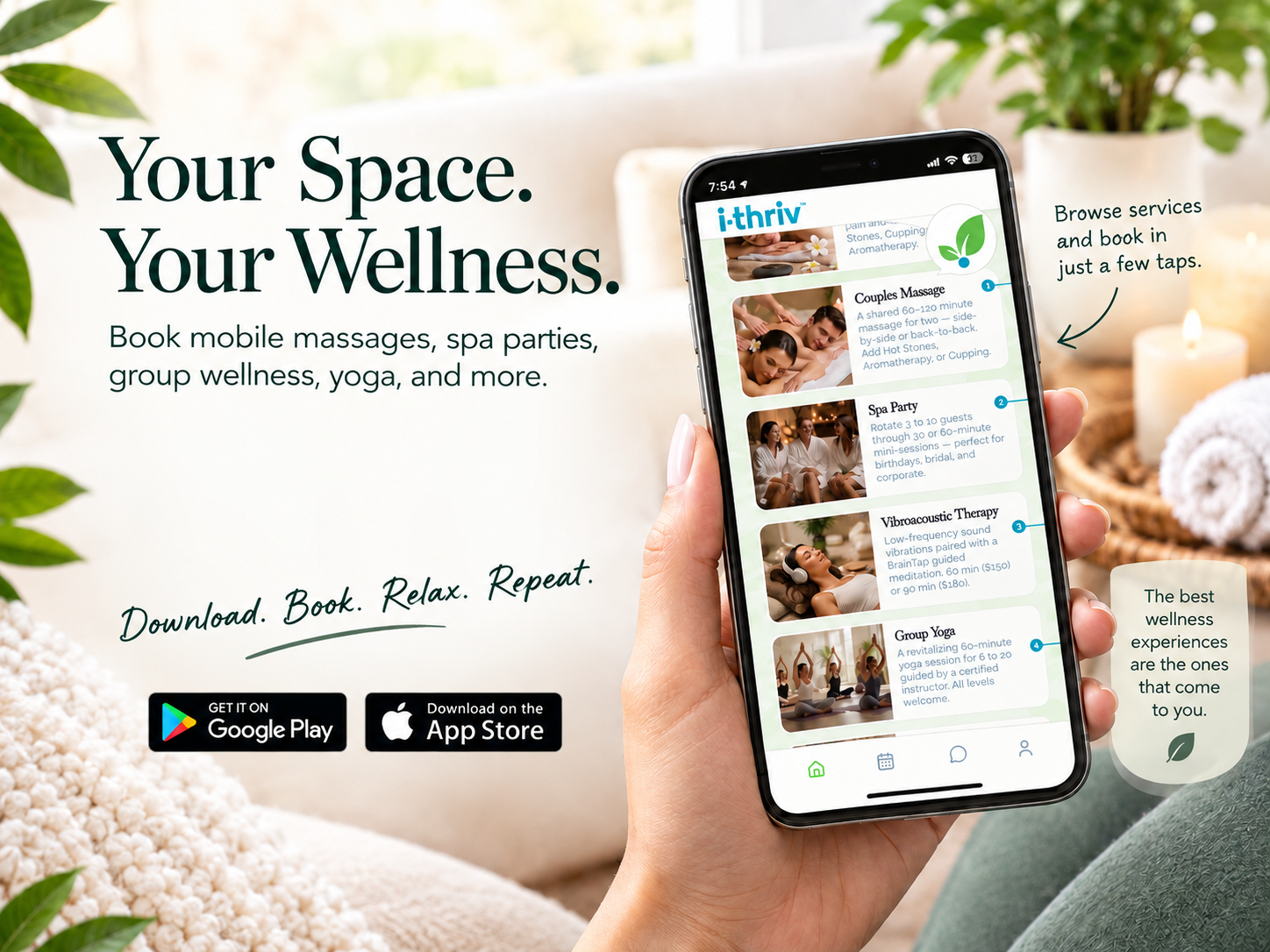 i-thriv: Wellness, ANYWHERE App Now on Google Play & Apple App Store