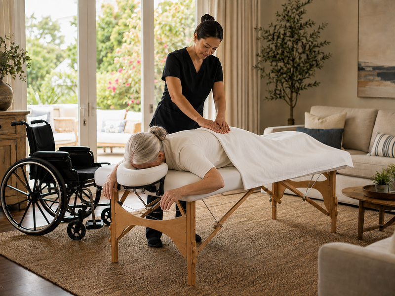 In-Home Massage for Seniors in Southern California | i‑thriv