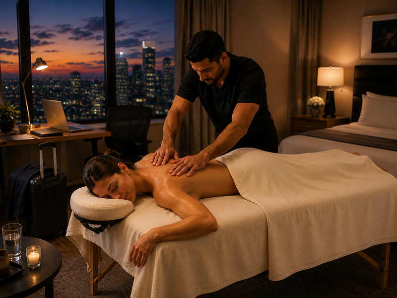 Business Trip Massage: Mobile Hotel Massage in Orange County