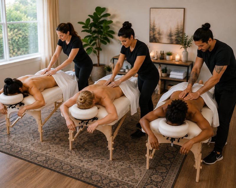 Book Multiple Mobile Massage Therapists for Large Groups